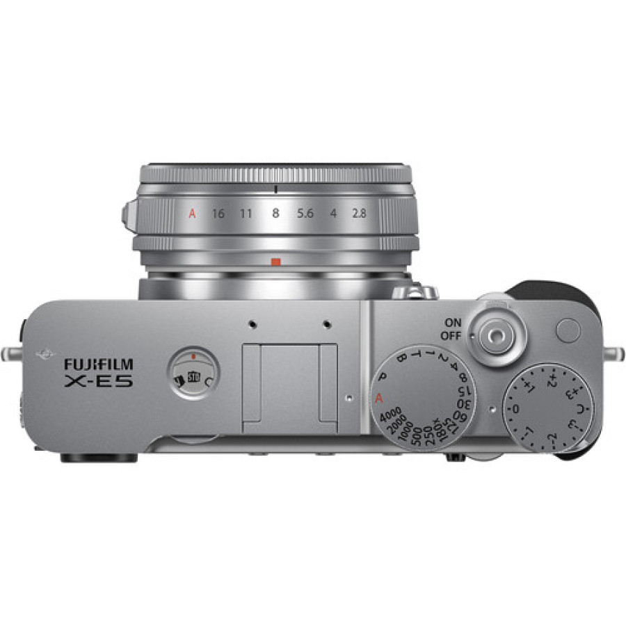 FUJIFILM X-E5 Mirrorless Camera with XF 23mm f/2.8 Lens (Silver)