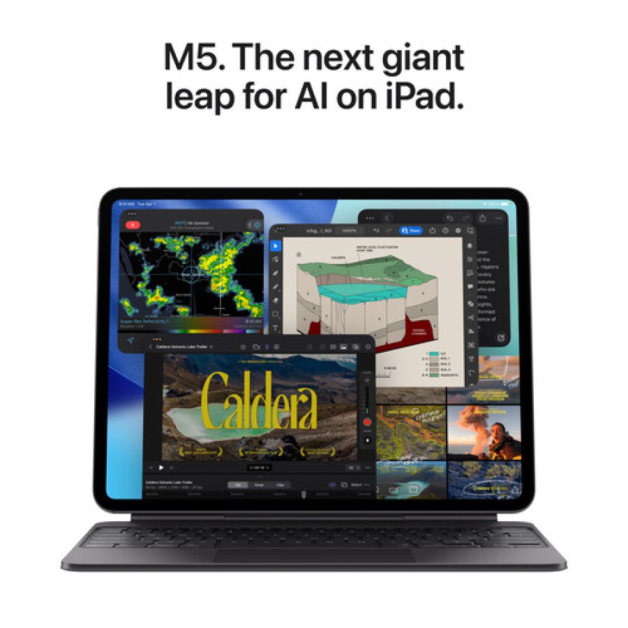 Apple 13" iPad Pro M5 Chip (Standard Glass, 512GB, Wi-Fi Only, Space Black)